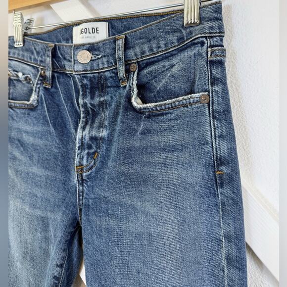 Agolde Toni Mid Rise Straight Jeans in Landmark Size 24 - Picture 3 of 12